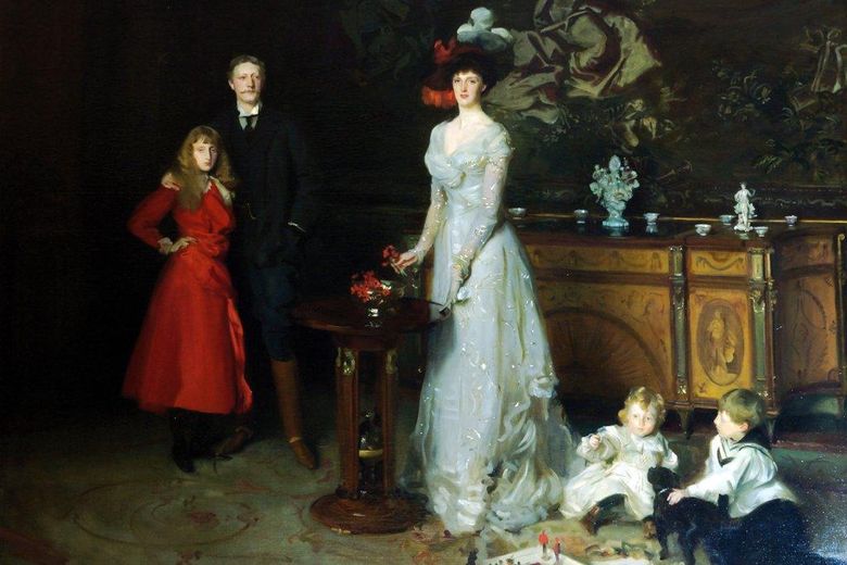 Sir George Sitwell, Lady Ida Sitwell och deras barn   John Sargent