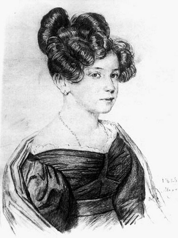 Porträtt av A. A. Olenina   Orest Kiprensky