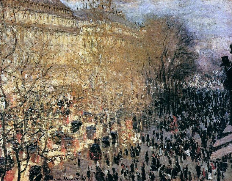 Capuchin Boulevard   Claude Monet