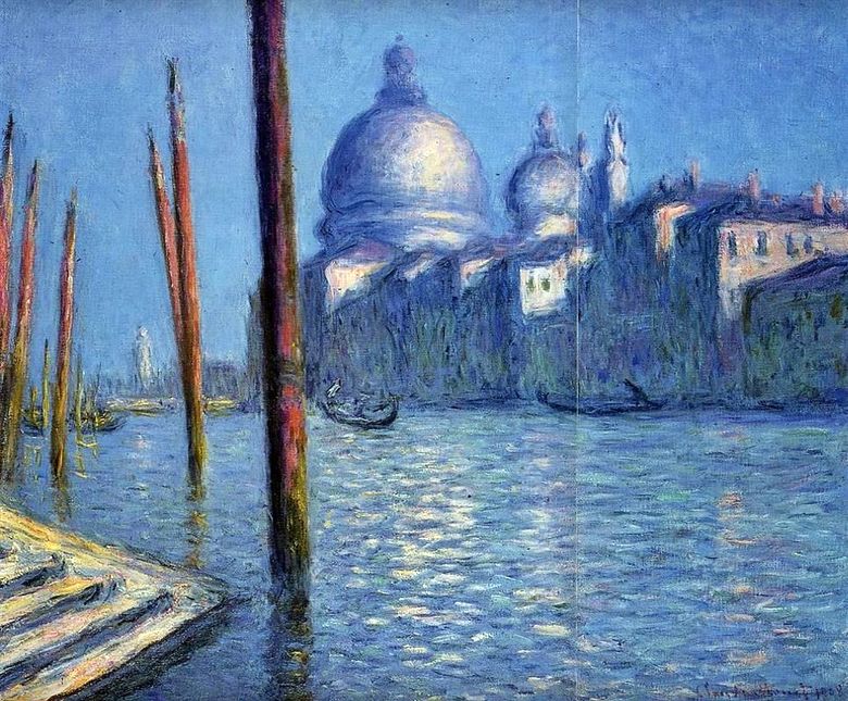 Utsikt över Venedig (Grand Canal)   Claude Monet