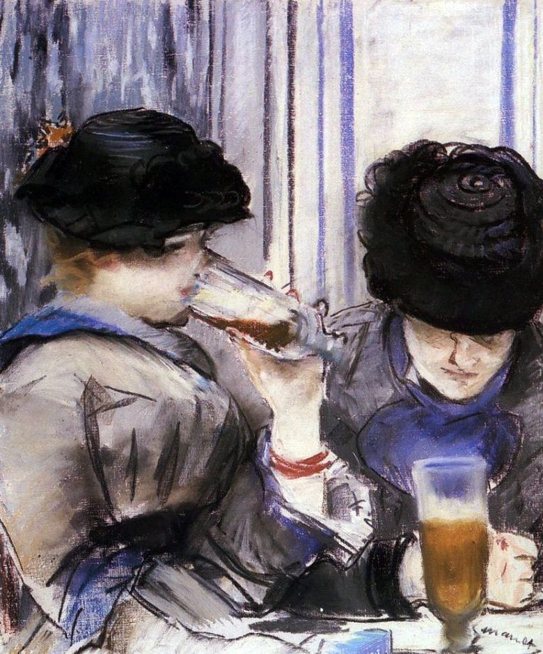 Kvinnor som dricker öl   Edouard Manet