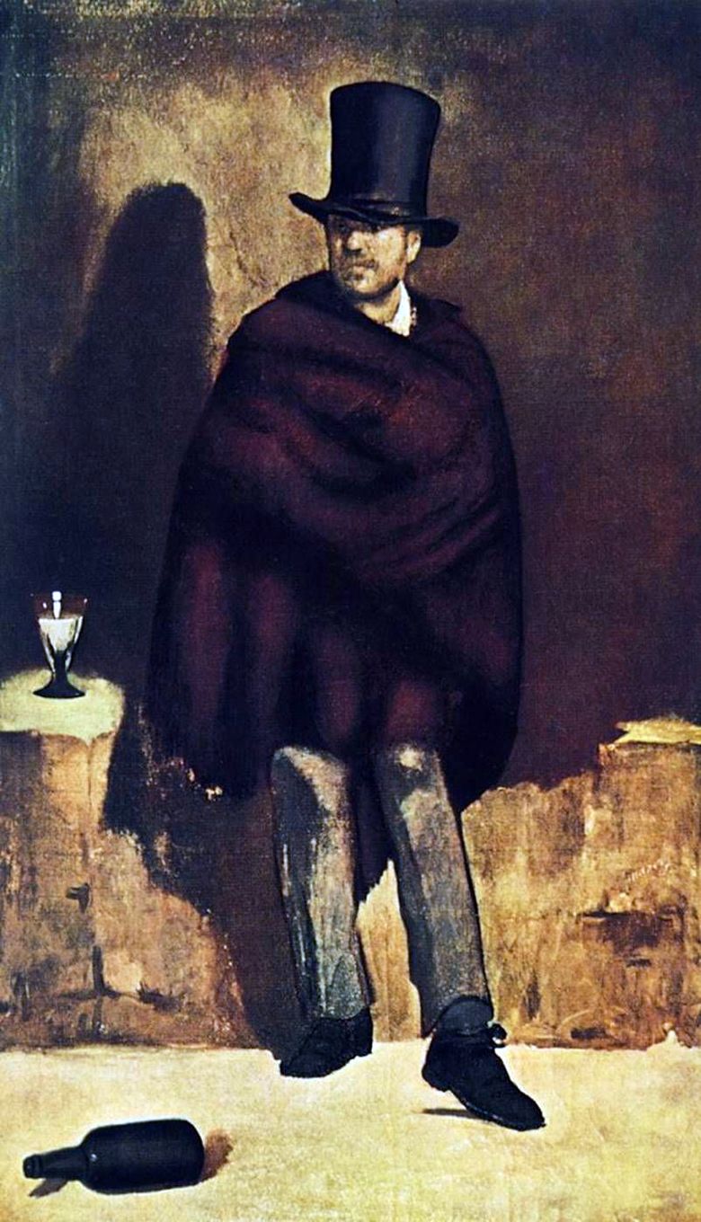 Absinthe Lover   Edouard Manet