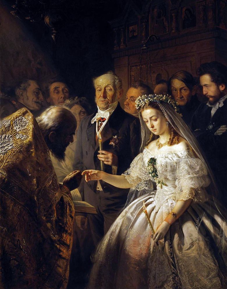 Ojämlikt äktenskap   Vasily Pukirev