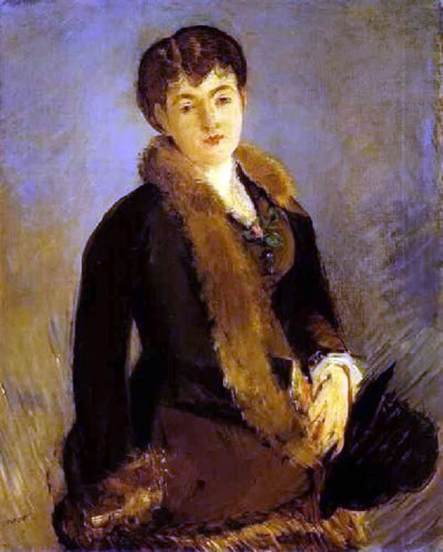 Porträtt av Isabel Lemonier   Edouard Manet