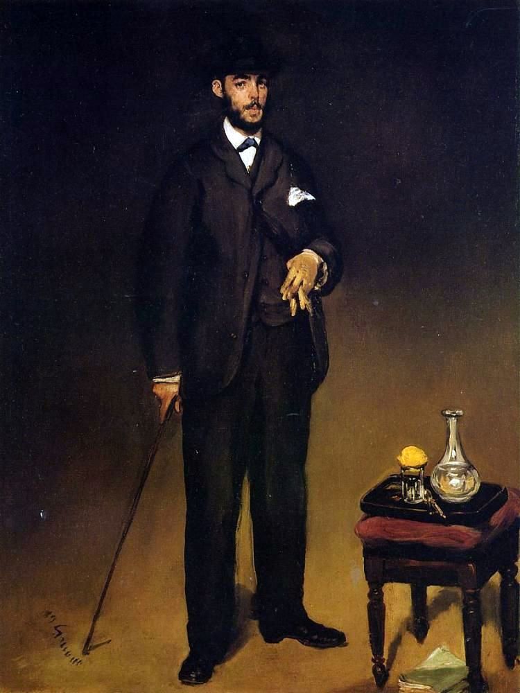 Porträtt av Theodore Dure   Edouard Manet