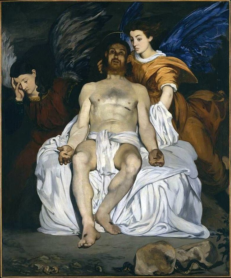 Kristus med änglarna   Edouard Manet