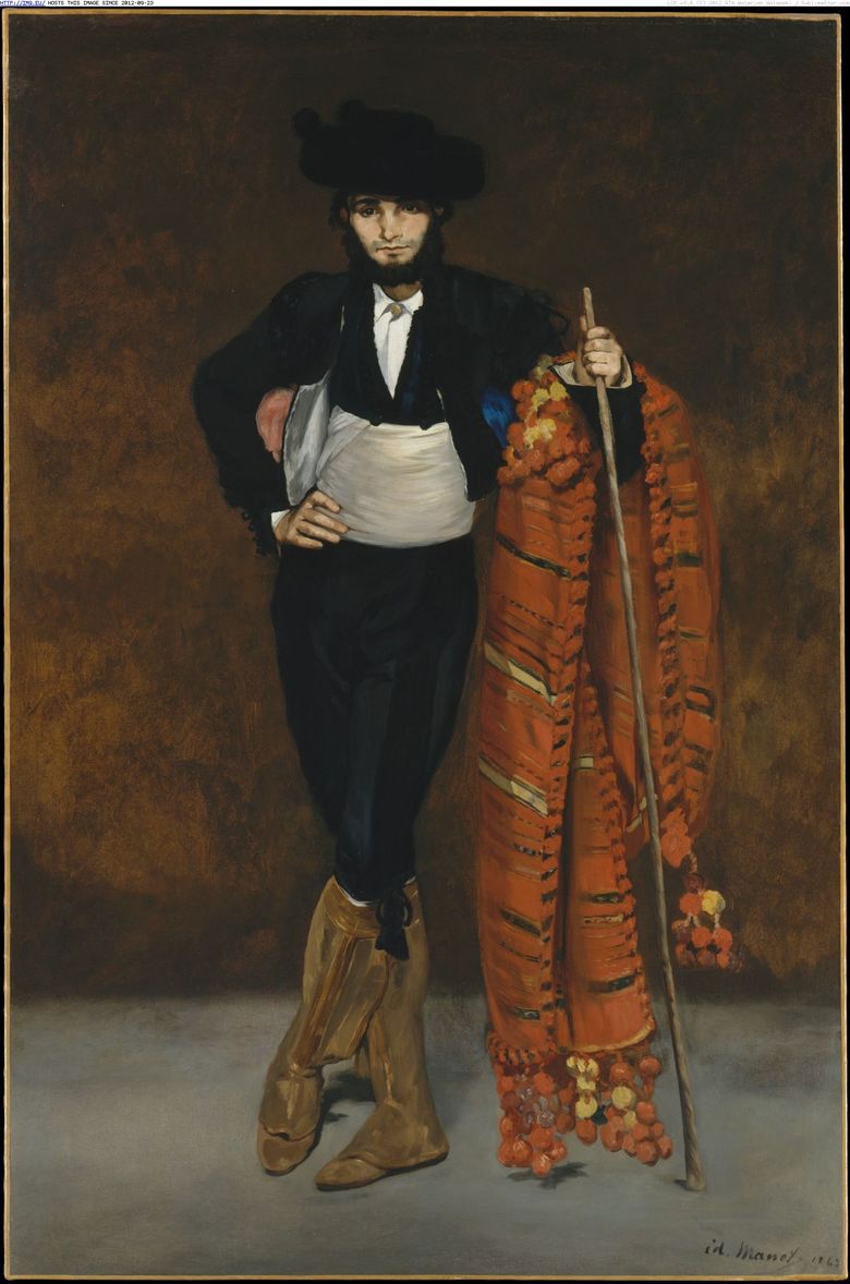 Den unga mannen i en macho kostym   Edouard Manet