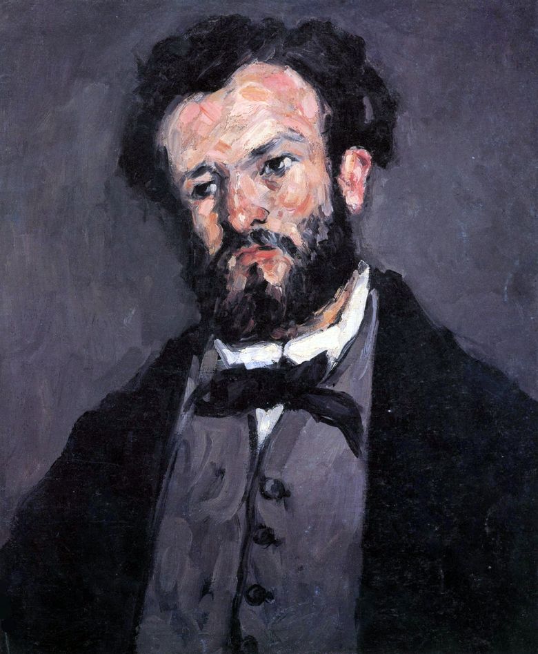 Porträtt av Valabreque   Paul Cezanne