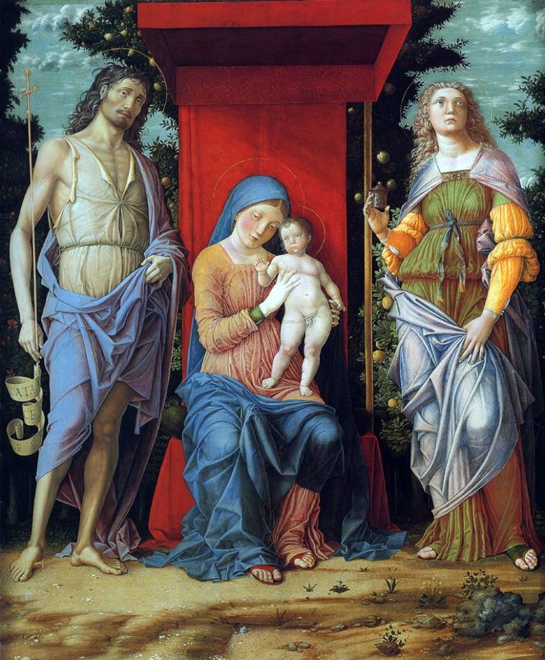 Madonna och barn   Andrea Mantegna