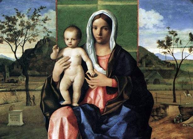 Madonna och barn med välsignelse   Giovanni Bellini