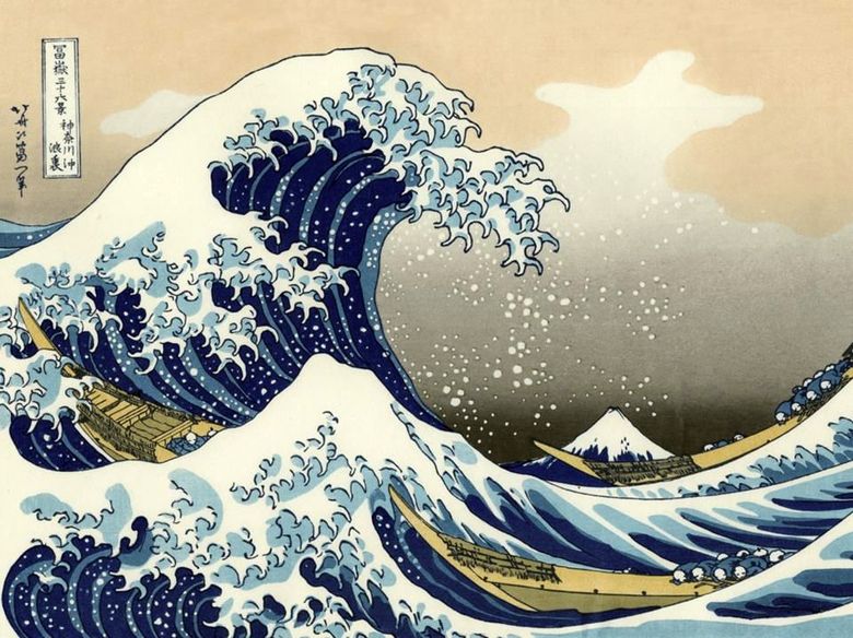 Big Wave i Kanagawa   Katsushika Hokusai