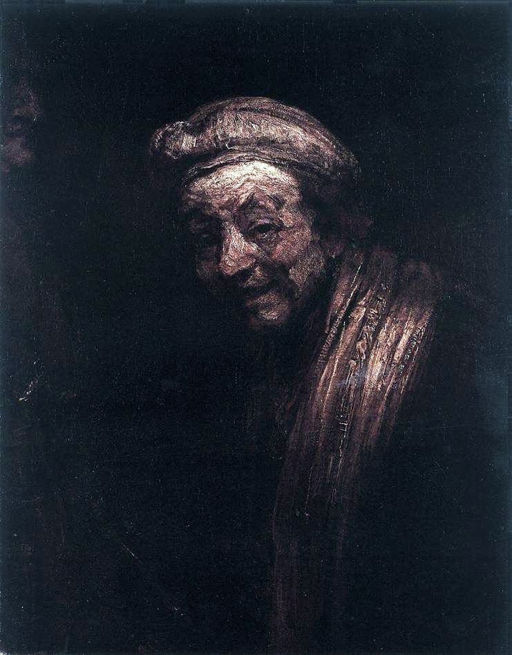 Självporträtt i bilden av Zeuxis   Rembrandt Harmens Van Rhine