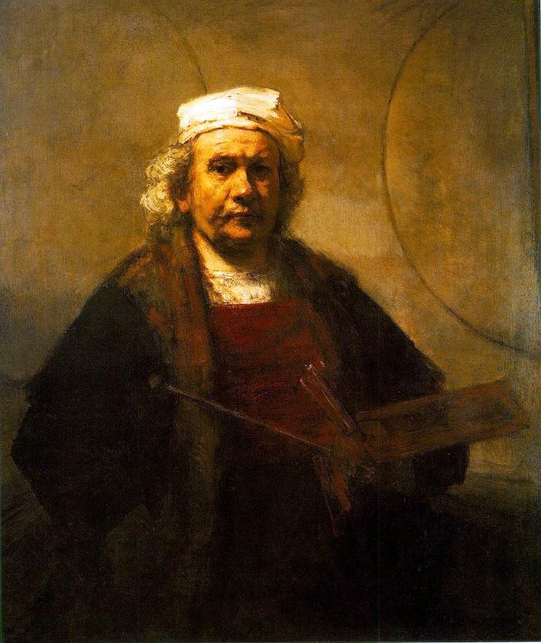 Självporträtt på jobbet   Rembrandt Harmens Van Rhine