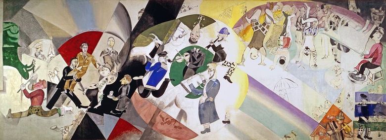 Introduktion till den nya judiska teatern   Marc Chagall