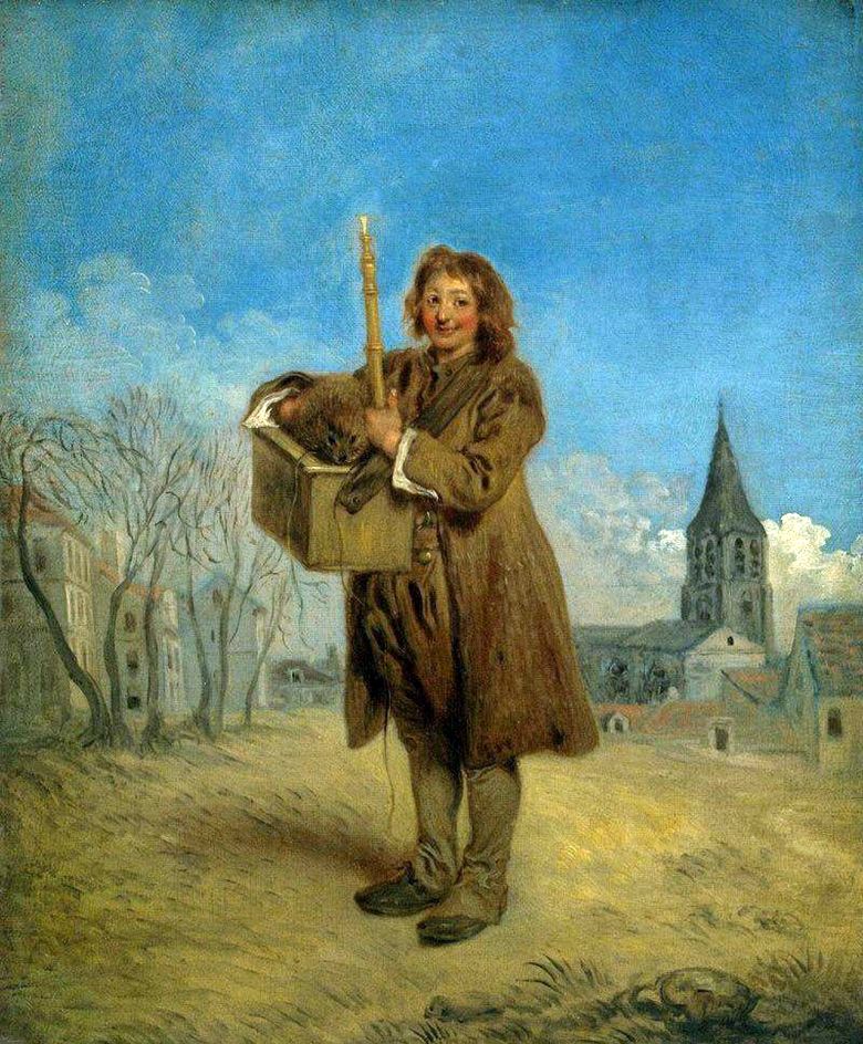 Savoyard med en marmot   Jean Antoine Watteau