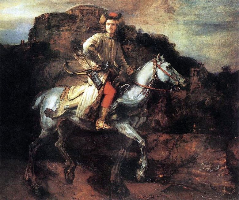 Polish Horseman   Rembrandt Harmens Van Rhine