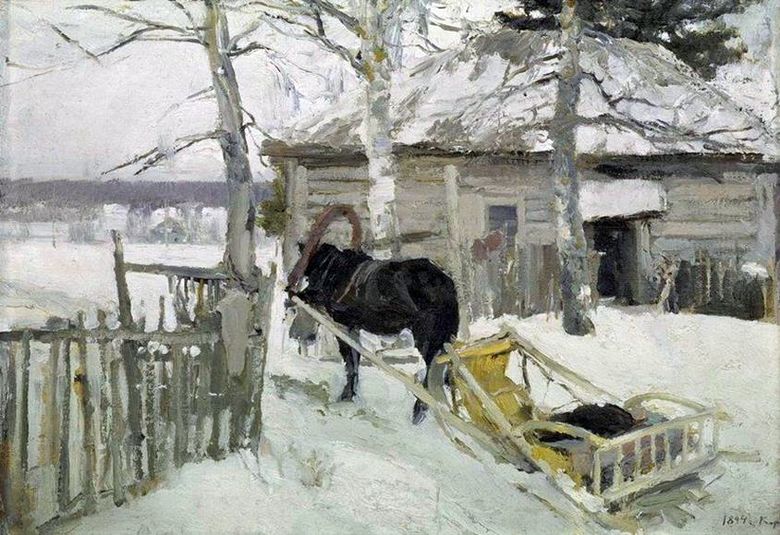 På vintern   Konstantin Korovin