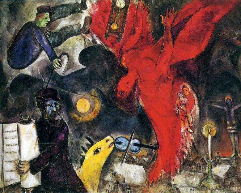 Fallen av en ängel   Marc Chagall