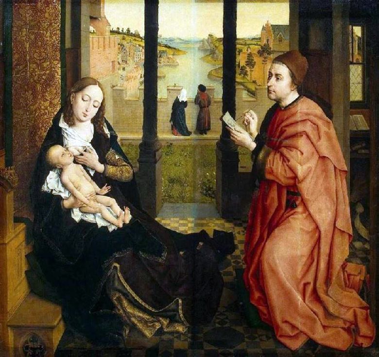 St Luke, måla Madonna   Rogier van der Weyden