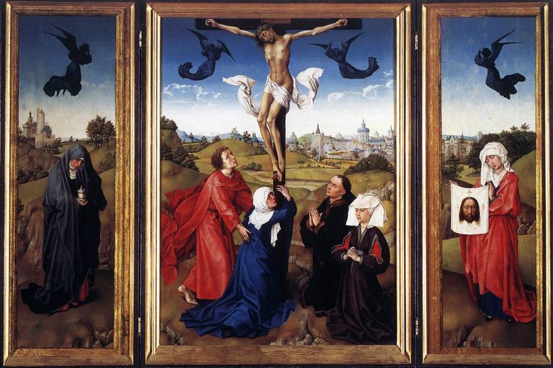 Triptyk Korsfästelse   Rogier van der Weyden