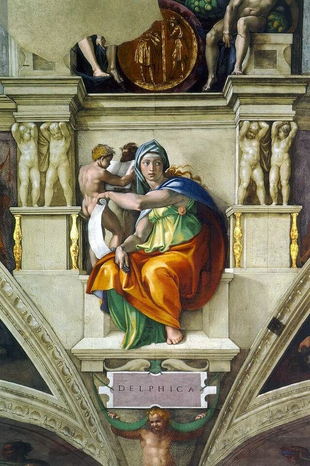 The Delphic Sibyl   Michelangelo Buonarroti Buonarroti