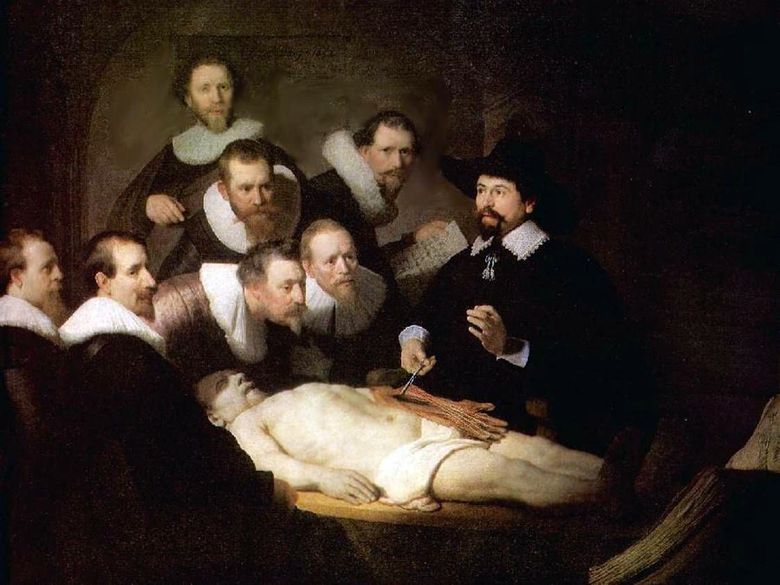 Dr Nicholas Tulps anatomilektion   Rembrandt Harmens Van Rhine