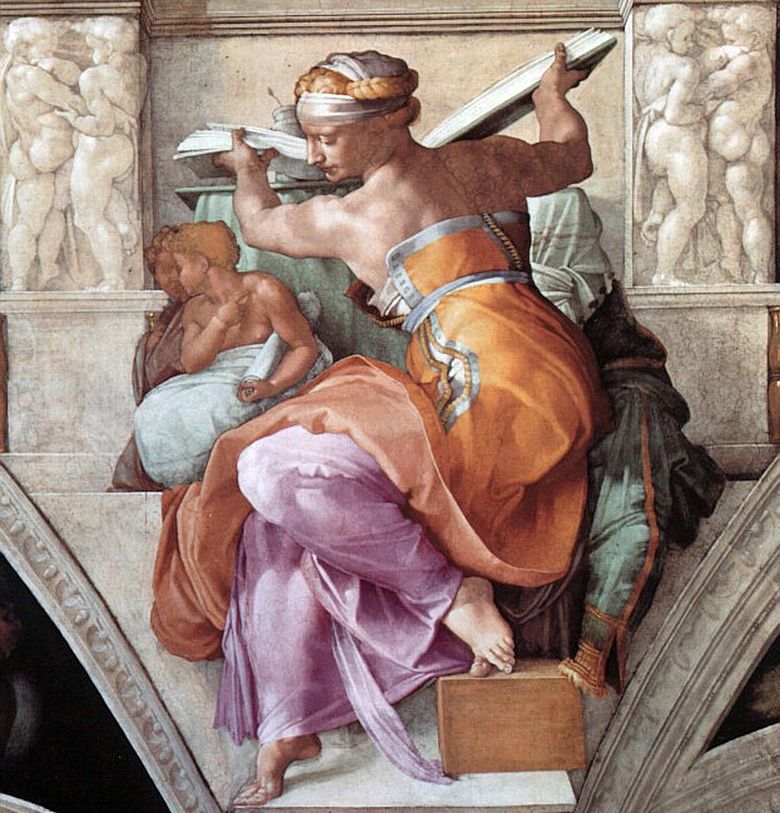 Libyska Sibyl   Michelangelo Buonarroti