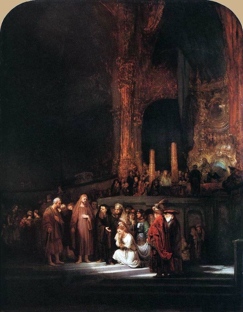 Kristus och synaren   Rembrandt Harmens Van Rhine