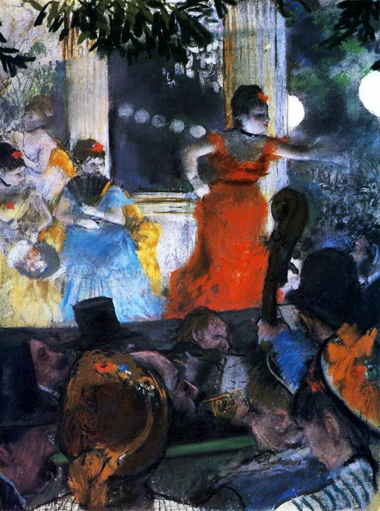 Cafésantans ambassadör (cafékonsert i ambassadören   Edgar Degas