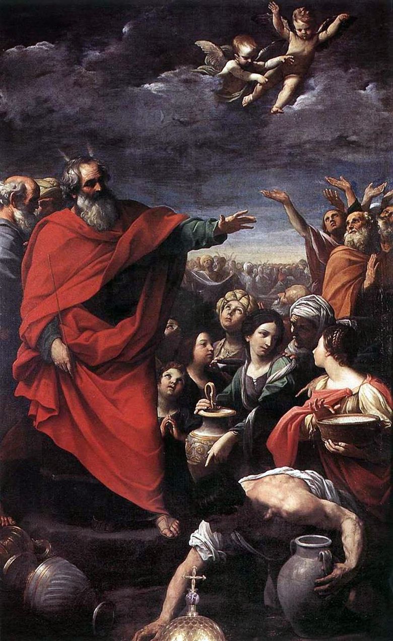 Moses och Manna samlingen   Guido Reni
