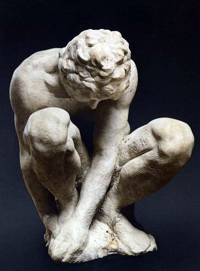 Crouching Boy   Michelangelo Buonarotti