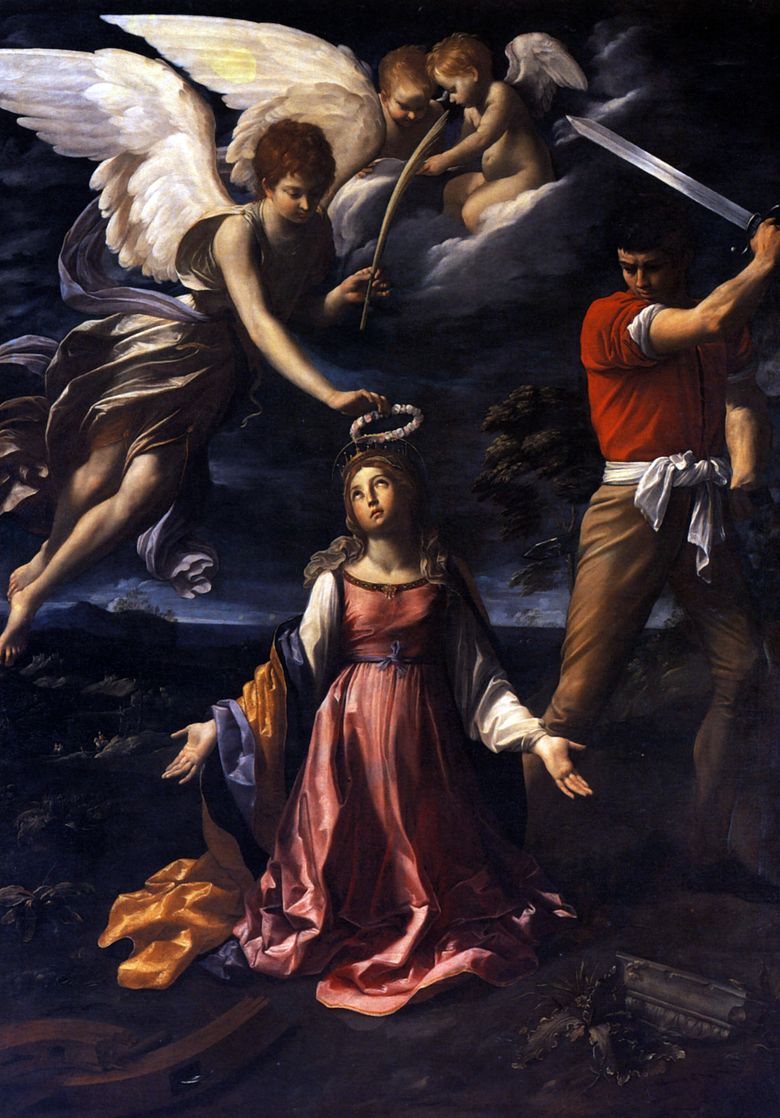 Död av Catherine av Alexandria   Guido Reni