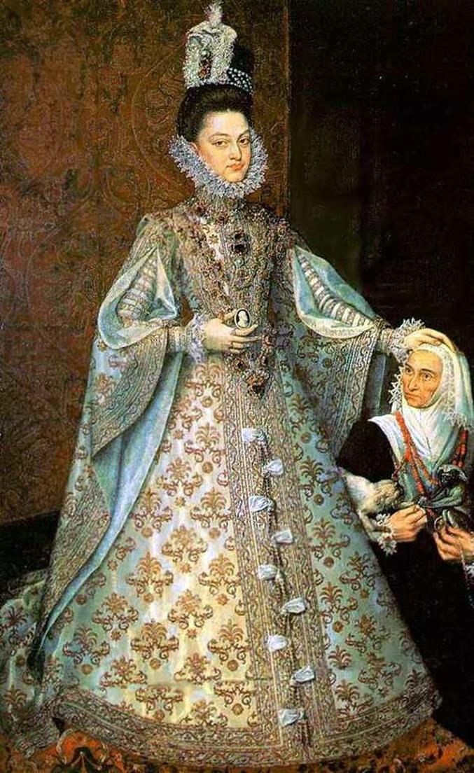 Infanta Isabel och Magdalena Ruiz   Alonso Sánchez Coelho