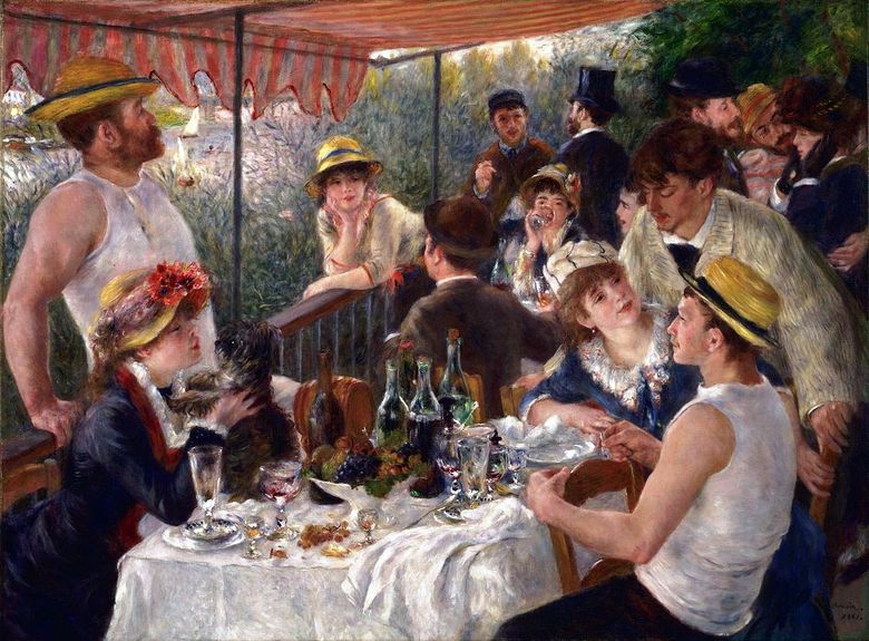 Rowers Frukost   Pierre Auguste Renoir