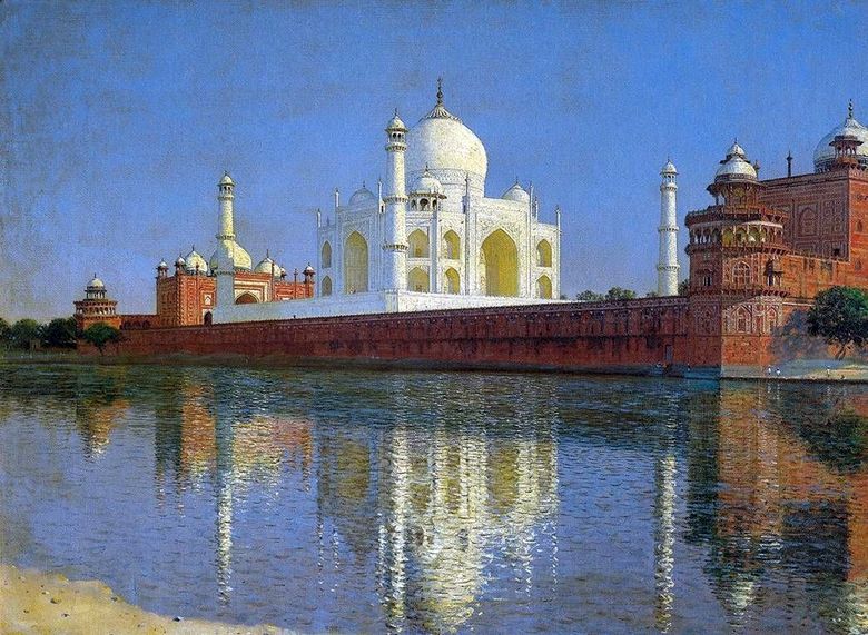 Mausoleum av Taj Mahal i Agra   Vasily Vereshchagin