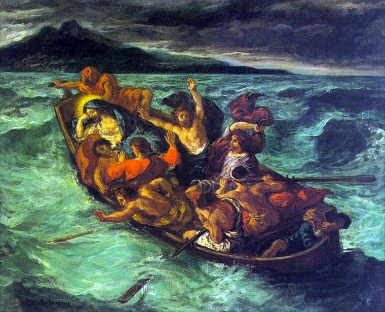 Drömmen om Kristus i storm   Eugene Delacroix