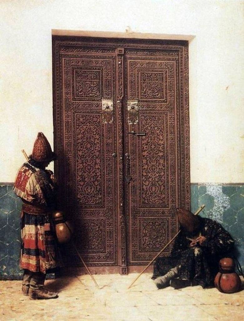 Vid dörren till moskén   Vasily Vereshchagin
