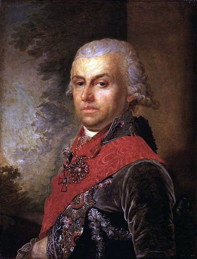 Porträtt av D. P. Troschinsky   Vladimir Borovikovsky
