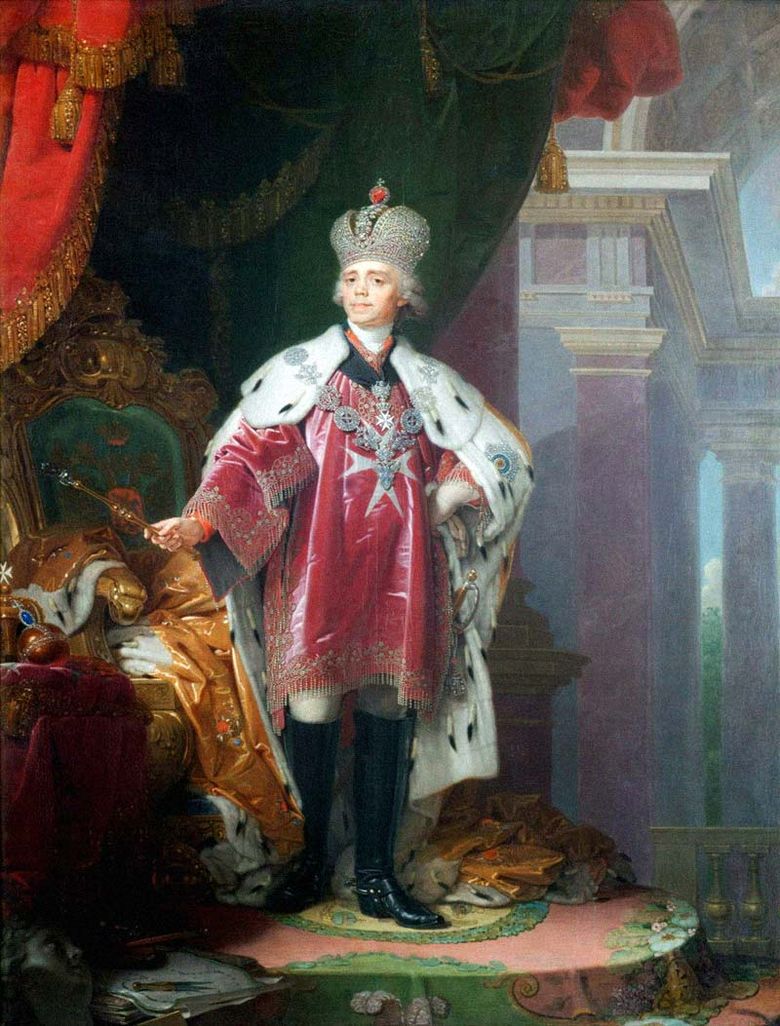 Porträtt av kejsaren Paul I   Vladimir Borovikovsky