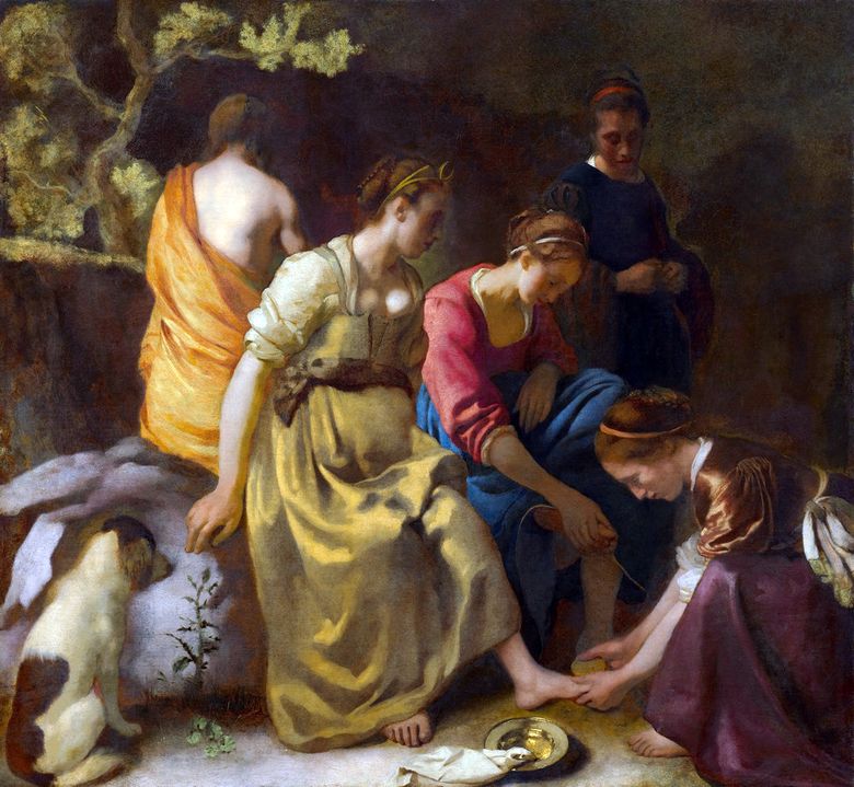 Diana och nymferna   Jan Vermeer
