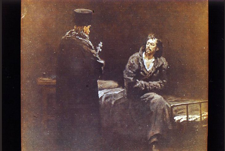 Bekännelse förnekande   Ilya Repin