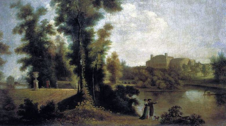 Vy över Gatchina Palace från Long Island   Semyon Shchedrin
