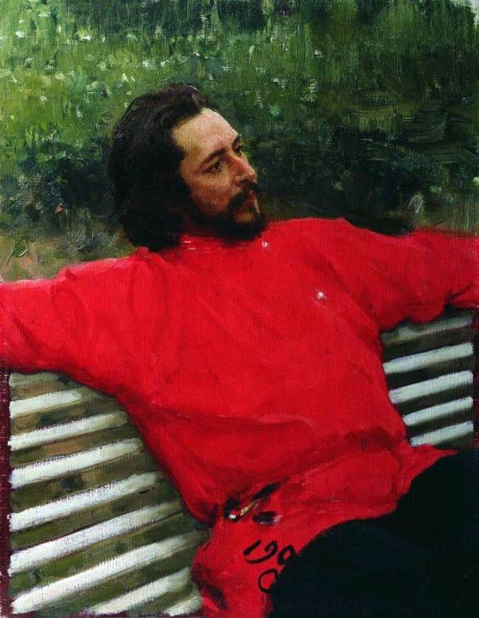 Porträtt av Andreev   Ilya Repin