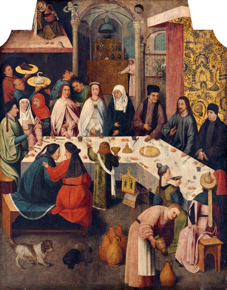 Äktenskap i Kana i Galilea   Hieronymus Bosch