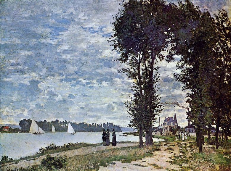 Seine stranden, Argenteuil   Claude Monet