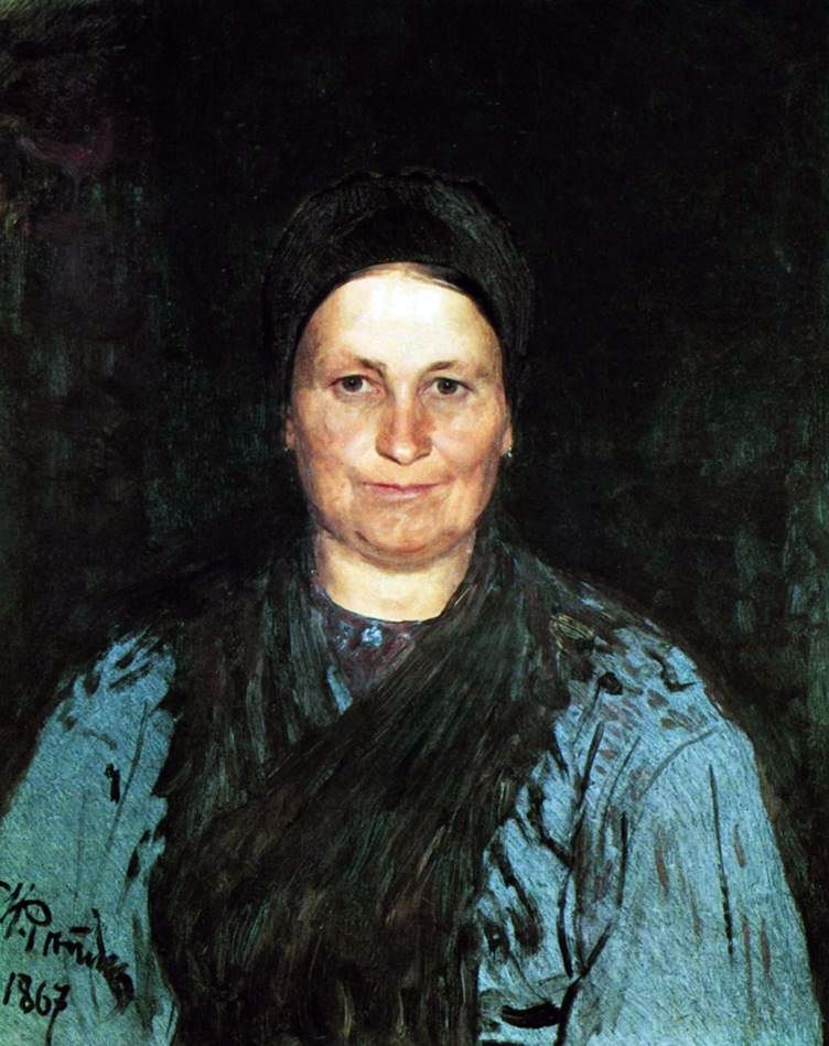 Mors porträtt   Ilya Repin