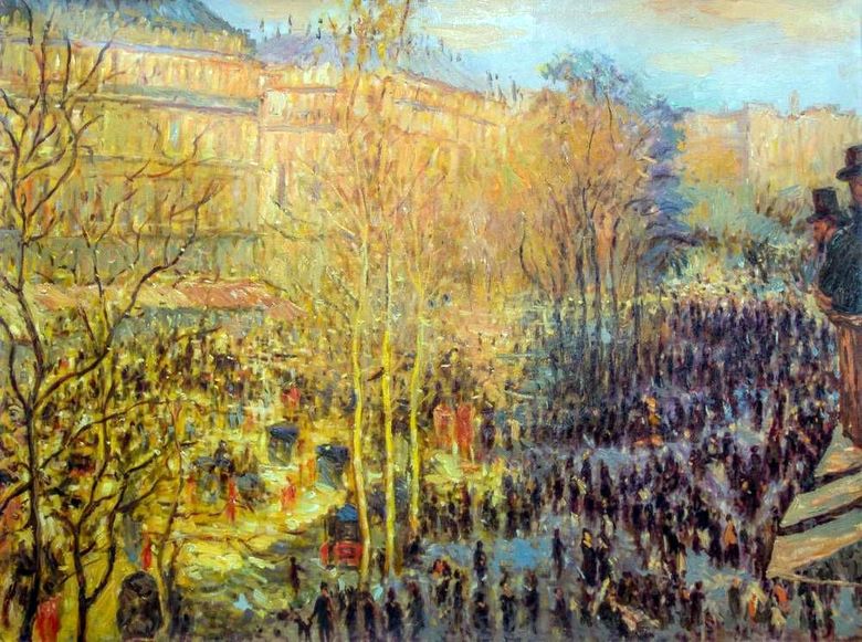 Boulevard des Capucines i Paris   Claude Monet