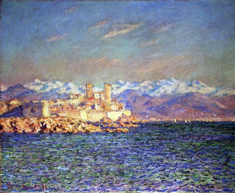 Antibes forntida fästning   Claude Monet