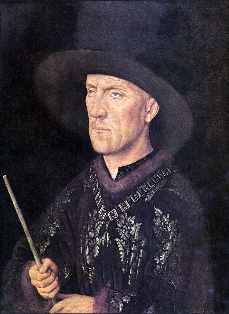 Porträtt av Baudouin de Lanoy   Jan van Eyck