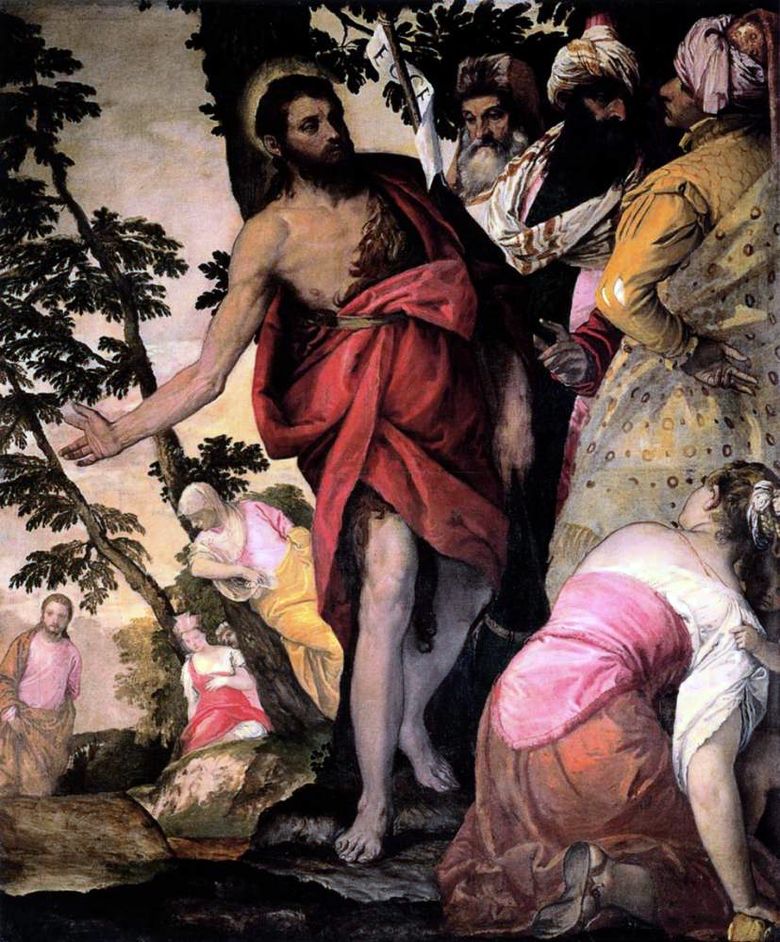 Predikan av Johannes döparen   Paolo Veronese